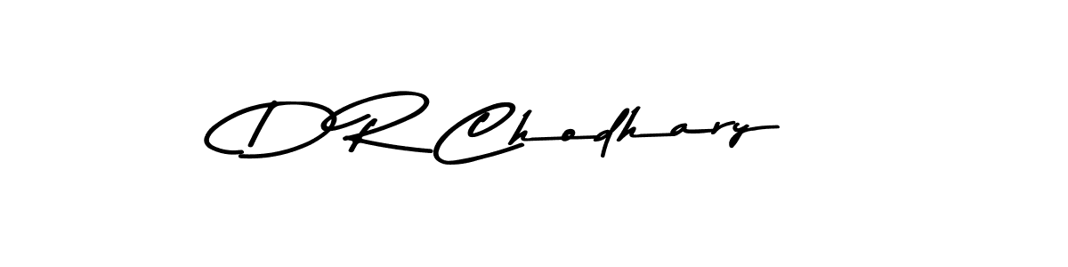 You should practise on your own different ways (Asem Kandis PERSONAL USE) to write your name (D R Chodhary) in signature. don't let someone else do it for you. D R Chodhary signature style 9 images and pictures png