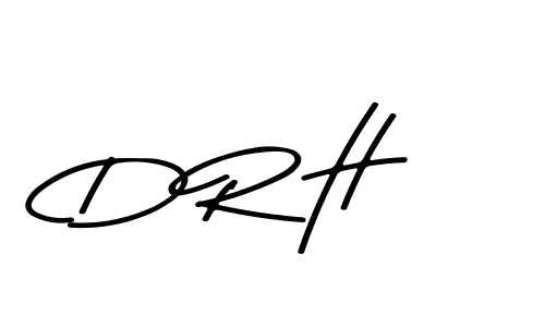 Use a signature maker to create a handwritten signature online. With this signature software, you can design (Asem Kandis PERSONAL USE) your own signature for name D R H. D R H signature style 9 images and pictures png