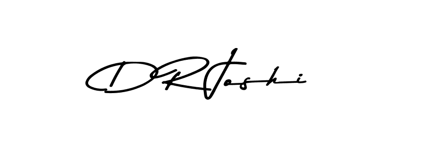 How to make D R Joshi name signature. Use Asem Kandis PERSONAL USE style for creating short signs online. This is the latest handwritten sign. D R Joshi signature style 9 images and pictures png