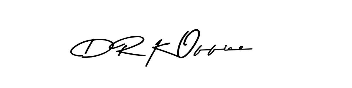 D R K Office stylish signature style. Best Handwritten Sign (Asem Kandis PERSONAL USE) for my name. Handwritten Signature Collection Ideas for my name D R K Office. D R K Office signature style 9 images and pictures png