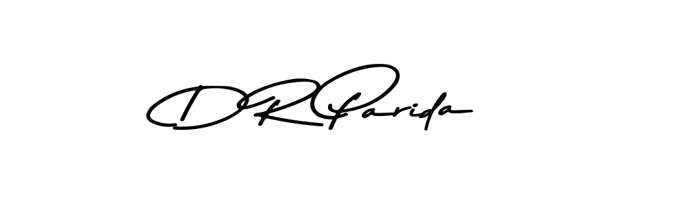 You should practise on your own different ways (Asem Kandis PERSONAL USE) to write your name (D R Parida) in signature. don't let someone else do it for you. D R Parida signature style 9 images and pictures png