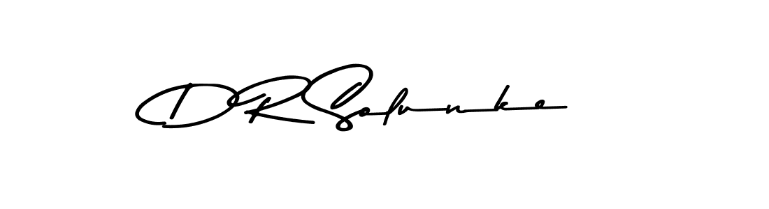 Asem Kandis PERSONAL USE is a professional signature style that is perfect for those who want to add a touch of class to their signature. It is also a great choice for those who want to make their signature more unique. Get D R Solunke name to fancy signature for free. D R Solunke signature style 9 images and pictures png