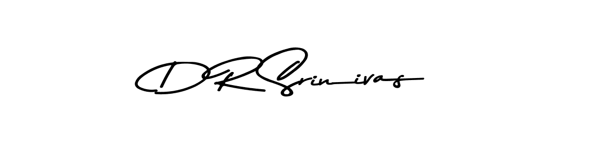 Make a beautiful signature design for name D R Srinivas. With this signature (Asem Kandis PERSONAL USE) style, you can create a handwritten signature for free. D R Srinivas signature style 9 images and pictures png