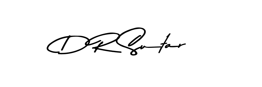 Design your own signature with our free online signature maker. With this signature software, you can create a handwritten (Asem Kandis PERSONAL USE) signature for name D R Sutar. D R Sutar signature style 9 images and pictures png