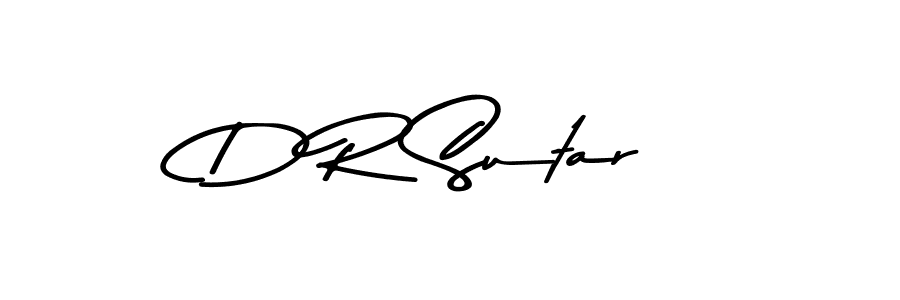 Create a beautiful signature design for name D R Sutar. With this signature (Asem Kandis PERSONAL USE) fonts, you can make a handwritten signature for free. D R Sutar signature style 9 images and pictures png