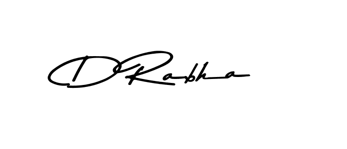 Also we have D Rabha name is the best signature style. Create professional handwritten signature collection using Asem Kandis PERSONAL USE autograph style. D Rabha signature style 9 images and pictures png
