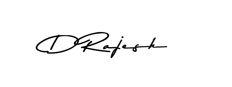 How to make D Rajesh signature? Asem Kandis PERSONAL USE is a professional autograph style. Create handwritten signature for D Rajesh name. D Rajesh signature style 9 images and pictures png