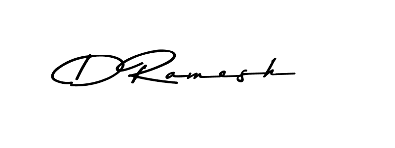 Make a beautiful signature design for name D Ramesh. With this signature (Asem Kandis PERSONAL USE) style, you can create a handwritten signature for free. D Ramesh signature style 9 images and pictures png