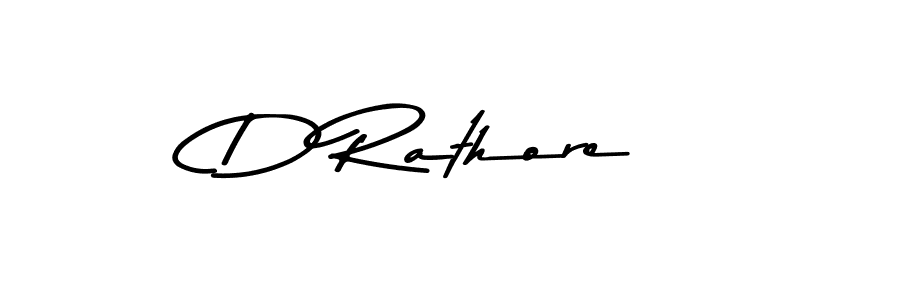 Also we have D Rathore name is the best signature style. Create professional handwritten signature collection using Asem Kandis PERSONAL USE autograph style. D Rathore signature style 9 images and pictures png