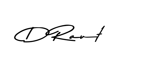 How to make D Raut signature? Asem Kandis PERSONAL USE is a professional autograph style. Create handwritten signature for D Raut name. D Raut signature style 9 images and pictures png