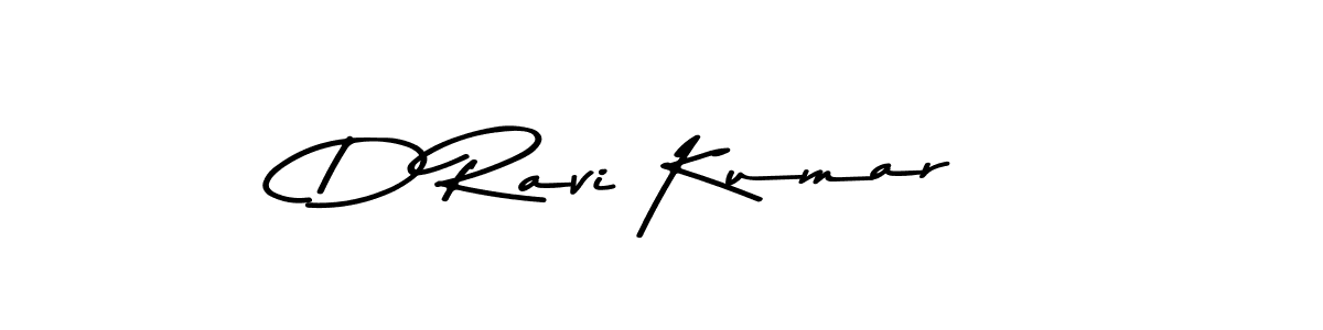 Design your own signature with our free online signature maker. With this signature software, you can create a handwritten (Asem Kandis PERSONAL USE) signature for name D Ravi Kumar. D Ravi Kumar signature style 9 images and pictures png
