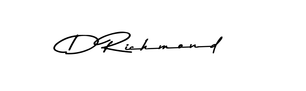 The best way (Asem Kandis PERSONAL USE) to make a short signature is to pick only two or three words in your name. The name D Richmond include a total of six letters. For converting this name. D Richmond signature style 9 images and pictures png