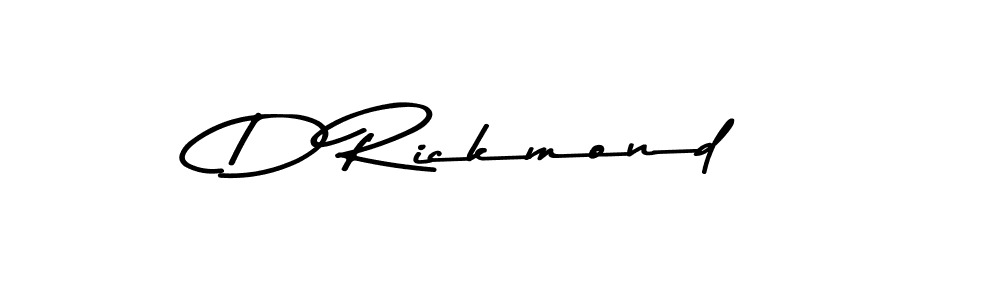 if you are searching for the best signature style for your name D Rickmond. so please give up your signature search. here we have designed multiple signature styles  using Asem Kandis PERSONAL USE. D Rickmond signature style 9 images and pictures png