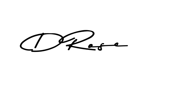 Use a signature maker to create a handwritten signature online. With this signature software, you can design (Asem Kandis PERSONAL USE) your own signature for name D Rose. D Rose signature style 9 images and pictures png