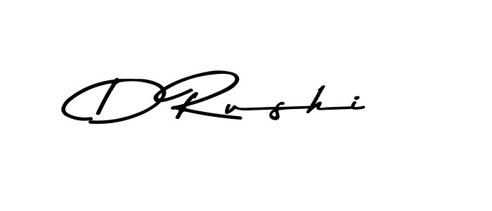 You should practise on your own different ways (Asem Kandis PERSONAL USE) to write your name (D Rushi) in signature. don't let someone else do it for you. D Rushi signature style 9 images and pictures png