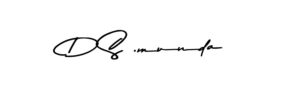 How to make D S .munda name signature. Use Asem Kandis PERSONAL USE style for creating short signs online. This is the latest handwritten sign. D S .munda signature style 9 images and pictures png