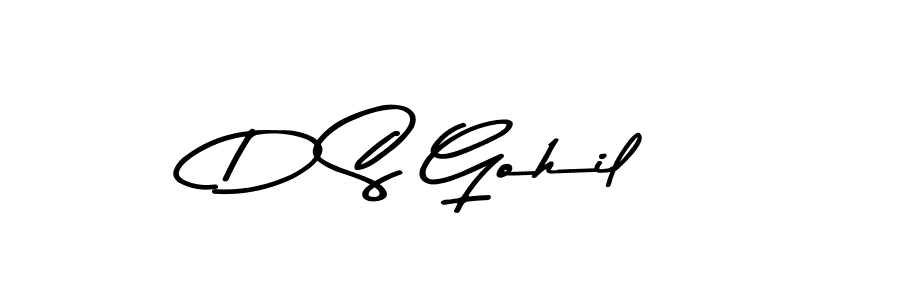 Also we have D S Gohil name is the best signature style. Create professional handwritten signature collection using Asem Kandis PERSONAL USE autograph style. D S Gohil signature style 9 images and pictures png