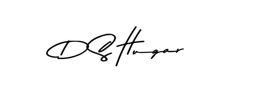 How to make D S Hugar signature? Asem Kandis PERSONAL USE is a professional autograph style. Create handwritten signature for D S Hugar name. D S Hugar signature style 9 images and pictures png