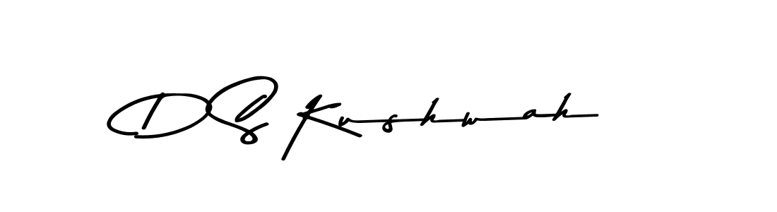 How to make D S Kushwah signature? Asem Kandis PERSONAL USE is a professional autograph style. Create handwritten signature for D S Kushwah name. D S Kushwah signature style 9 images and pictures png