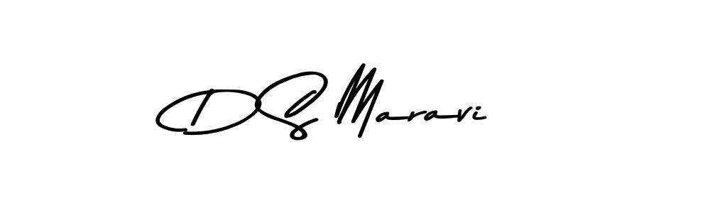D S Maravi stylish signature style. Best Handwritten Sign (Asem Kandis PERSONAL USE) for my name. Handwritten Signature Collection Ideas for my name D S Maravi. D S Maravi signature style 9 images and pictures png