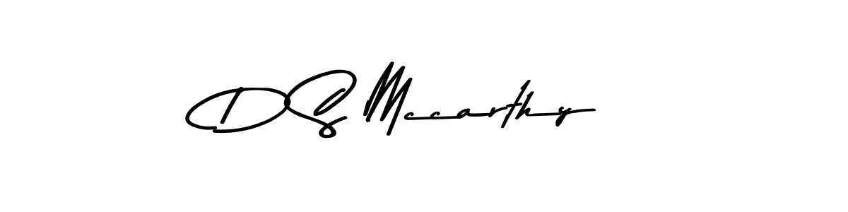 Make a beautiful signature design for name D S Mccarthy. With this signature (Asem Kandis PERSONAL USE) style, you can create a handwritten signature for free. D S Mccarthy signature style 9 images and pictures png