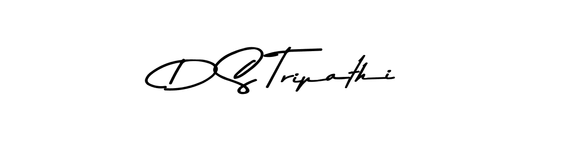 The best way (Asem Kandis PERSONAL USE) to make a short signature is to pick only two or three words in your name. The name D S Tripathi include a total of six letters. For converting this name. D S Tripathi signature style 9 images and pictures png