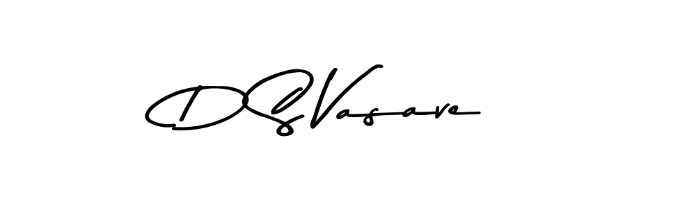 Asem Kandis PERSONAL USE is a professional signature style that is perfect for those who want to add a touch of class to their signature. It is also a great choice for those who want to make their signature more unique. Get D S Vasave name to fancy signature for free. D S Vasave signature style 9 images and pictures png