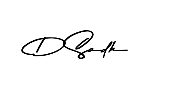 Use a signature maker to create a handwritten signature online. With this signature software, you can design (Asem Kandis PERSONAL USE) your own signature for name D Sadh. D Sadh signature style 9 images and pictures png