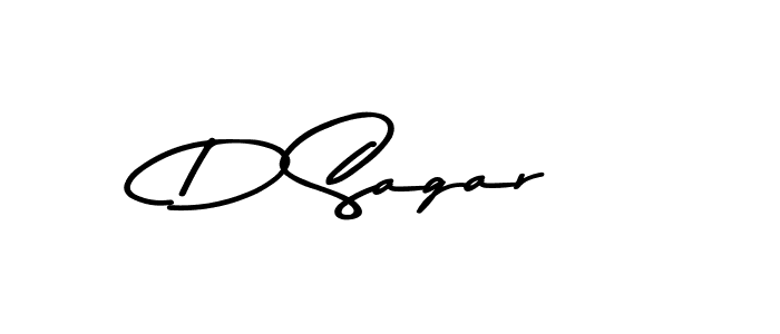 This is the best signature style for the D Sagar name. Also you like these signature font (Asem Kandis PERSONAL USE). Mix name signature. D Sagar signature style 9 images and pictures png