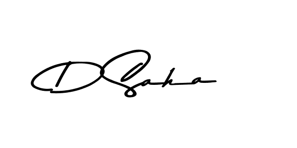 D Saha stylish signature style. Best Handwritten Sign (Asem Kandis PERSONAL USE) for my name. Handwritten Signature Collection Ideas for my name D Saha. D Saha signature style 9 images and pictures png