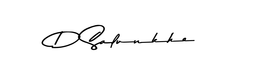Design your own signature with our free online signature maker. With this signature software, you can create a handwritten (Asem Kandis PERSONAL USE) signature for name D Salunkhe. D Salunkhe signature style 9 images and pictures png