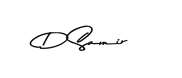 Use a signature maker to create a handwritten signature online. With this signature software, you can design (Asem Kandis PERSONAL USE) your own signature for name D Samir. D Samir signature style 9 images and pictures png