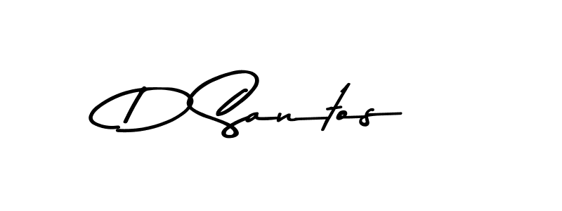 Design your own signature with our free online signature maker. With this signature software, you can create a handwritten (Asem Kandis PERSONAL USE) signature for name D Santos. D Santos signature style 9 images and pictures png