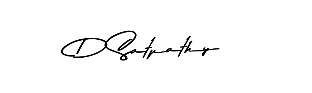 Use a signature maker to create a handwritten signature online. With this signature software, you can design (Asem Kandis PERSONAL USE) your own signature for name D Satpathy. D Satpathy signature style 9 images and pictures png