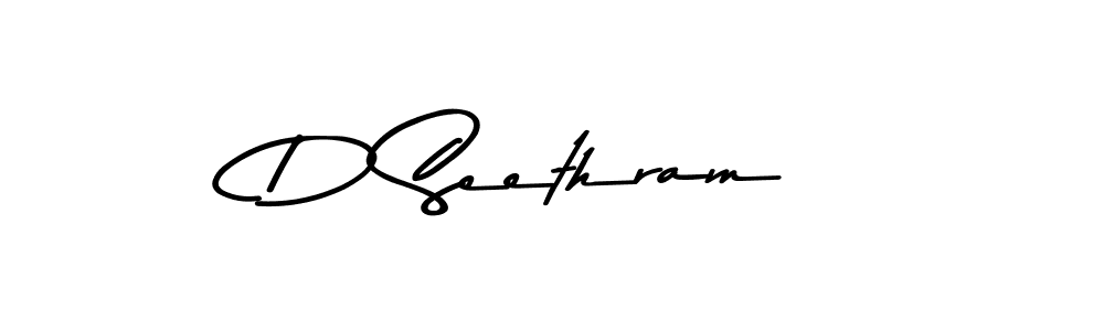 Also we have D Seethram name is the best signature style. Create professional handwritten signature collection using Asem Kandis PERSONAL USE autograph style. D Seethram signature style 9 images and pictures png