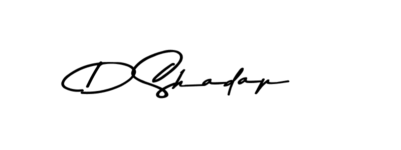 Use a signature maker to create a handwritten signature online. With this signature software, you can design (Asem Kandis PERSONAL USE) your own signature for name D Shadap. D Shadap signature style 9 images and pictures png