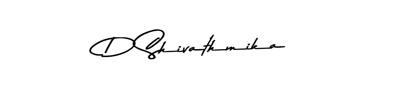 Make a beautiful signature design for name D Shivathmika. With this signature (Asem Kandis PERSONAL USE) style, you can create a handwritten signature for free. D Shivathmika signature style 9 images and pictures png