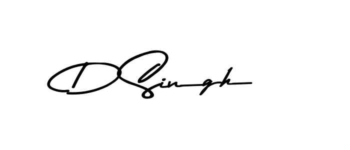 How to make D Singh signature? Asem Kandis PERSONAL USE is a professional autograph style. Create handwritten signature for D Singh name. D Singh signature style 9 images and pictures png