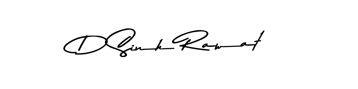 Create a beautiful signature design for name D Sinh Rawat. With this signature (Asem Kandis PERSONAL USE) fonts, you can make a handwritten signature for free. D Sinh Rawat signature style 9 images and pictures png
