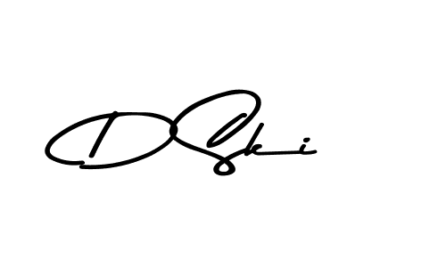 The best way (Asem Kandis PERSONAL USE) to make a short signature is to pick only two or three words in your name. The name D Ski include a total of six letters. For converting this name. D Ski signature style 9 images and pictures png