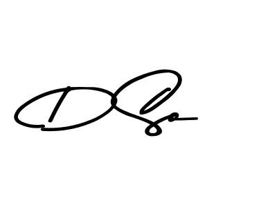 Make a beautiful signature design for name D So. With this signature (Asem Kandis PERSONAL USE) style, you can create a handwritten signature for free. D So signature style 9 images and pictures png