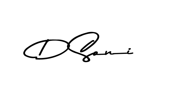 Asem Kandis PERSONAL USE is a professional signature style that is perfect for those who want to add a touch of class to their signature. It is also a great choice for those who want to make their signature more unique. Get D Soni name to fancy signature for free. D Soni signature style 9 images and pictures png