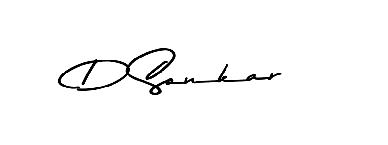 You should practise on your own different ways (Asem Kandis PERSONAL USE) to write your name (D Sonkar) in signature. don't let someone else do it for you. D Sonkar signature style 9 images and pictures png