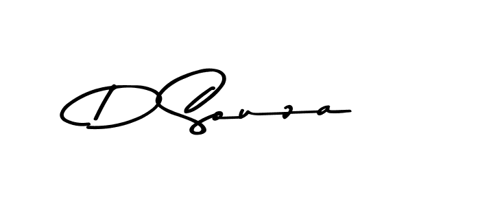 Make a beautiful signature design for name D Souza. With this signature (Asem Kandis PERSONAL USE) style, you can create a handwritten signature for free. D Souza signature style 9 images and pictures png