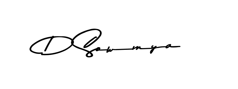 How to make D Sowmya signature? Asem Kandis PERSONAL USE is a professional autograph style. Create handwritten signature for D Sowmya name. D Sowmya signature style 9 images and pictures png