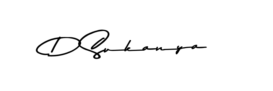 D Sukanya stylish signature style. Best Handwritten Sign (Asem Kandis PERSONAL USE) for my name. Handwritten Signature Collection Ideas for my name D Sukanya. D Sukanya signature style 9 images and pictures png