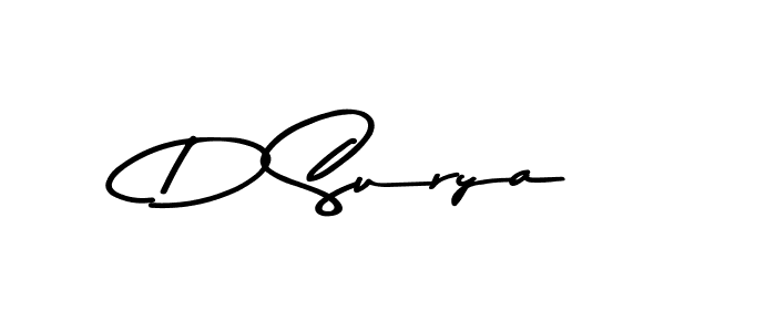 How to make D Surya signature? Asem Kandis PERSONAL USE is a professional autograph style. Create handwritten signature for D Surya name. D Surya signature style 9 images and pictures png