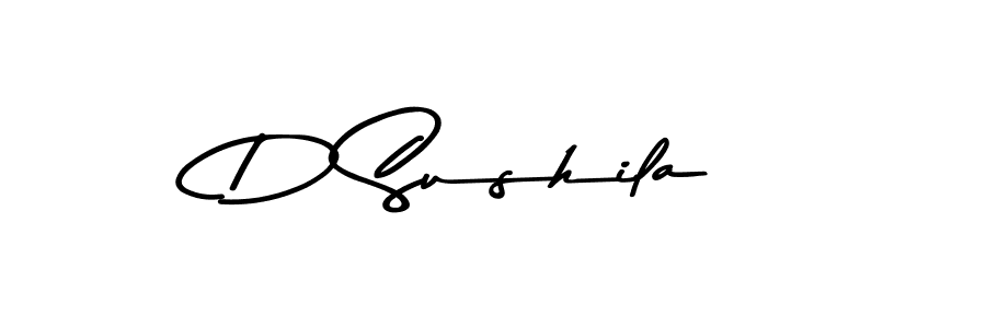 Asem Kandis PERSONAL USE is a professional signature style that is perfect for those who want to add a touch of class to their signature. It is also a great choice for those who want to make their signature more unique. Get D Sushila name to fancy signature for free. D Sushila signature style 9 images and pictures png