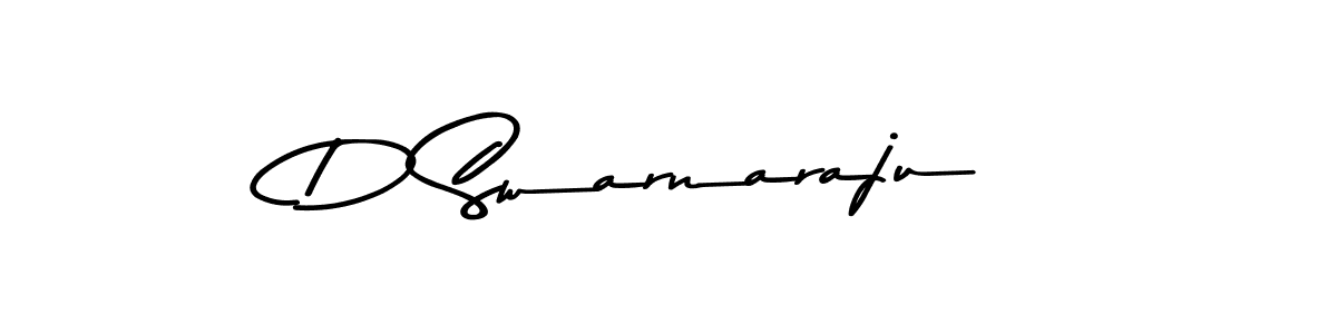 How to make D Swarnaraju name signature. Use Asem Kandis PERSONAL USE style for creating short signs online. This is the latest handwritten sign. D Swarnaraju signature style 9 images and pictures png
