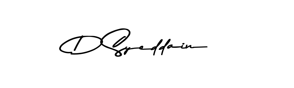 Similarly Asem Kandis PERSONAL USE is the best handwritten signature design. Signature creator online .You can use it as an online autograph creator for name D Syeddain. D Syeddain signature style 9 images and pictures png